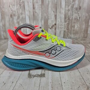 Saucony Endorphin Speed 2 Womens Running Shoes White Blue Coral Size 8.5